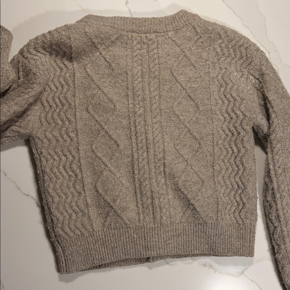 Topshop Women's Cream Cable Knit Sweater - Picture 7 of 8